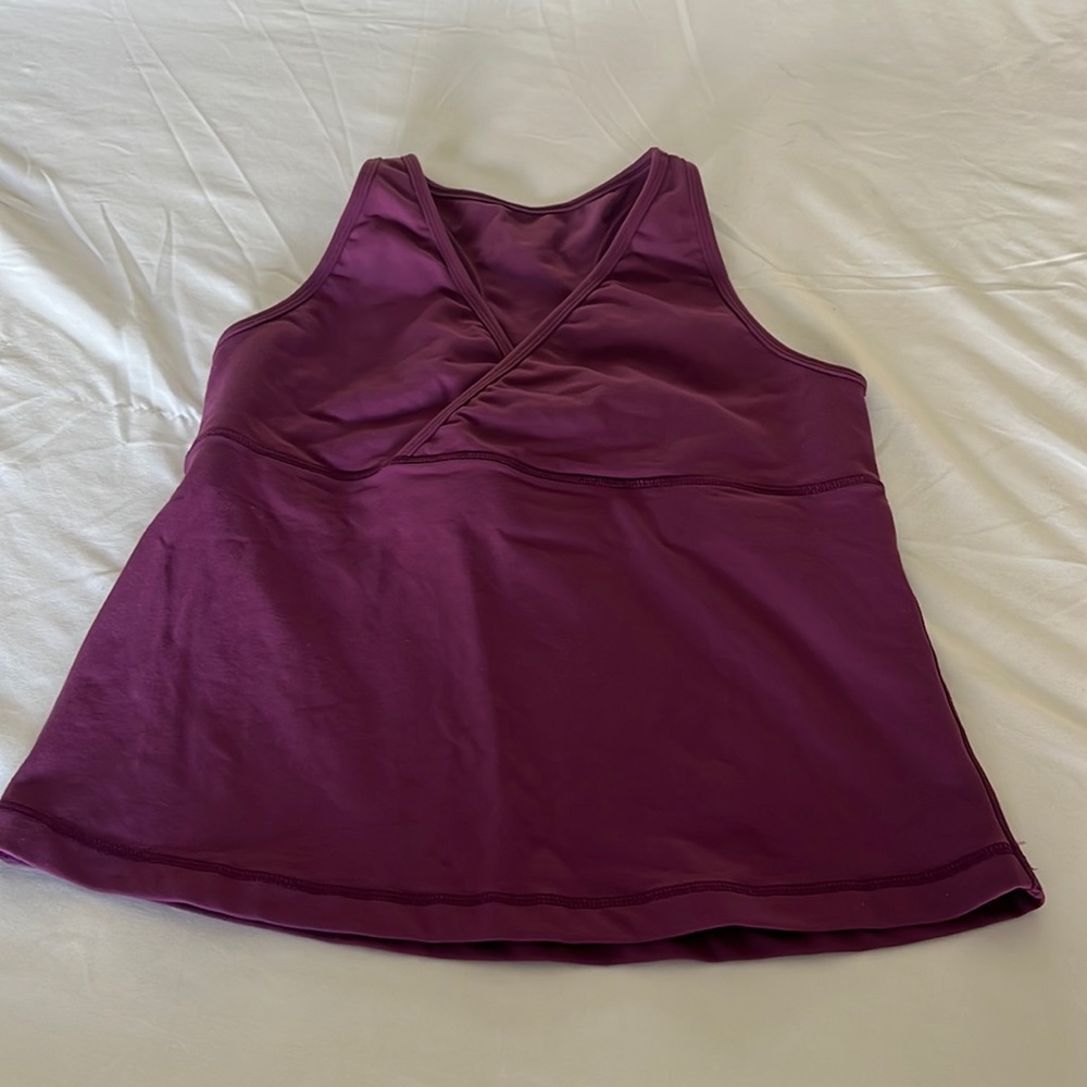 Lululemon plum tank size 12